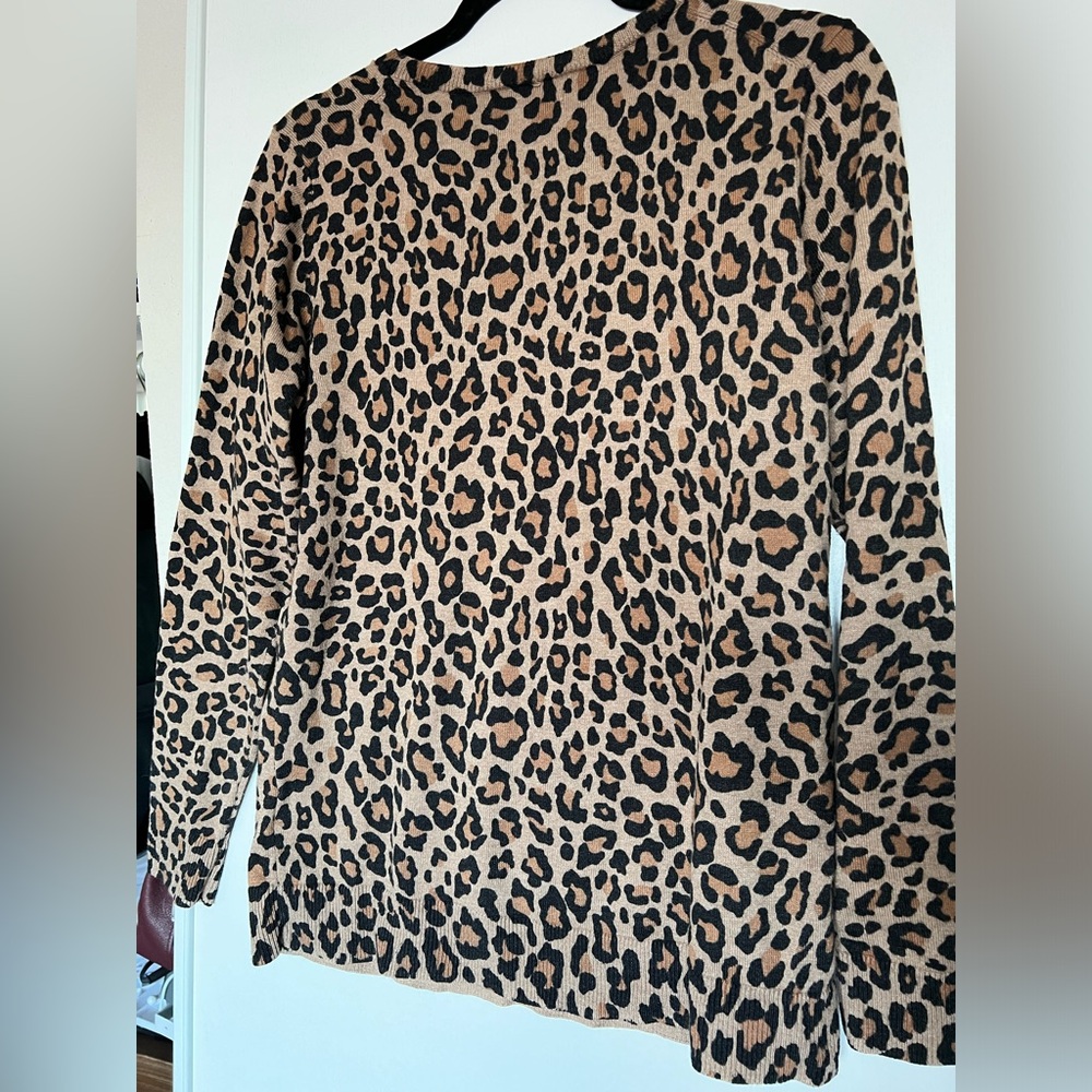 Animal Print fitted sweater
